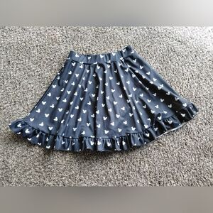 Stylish Black and White Patterned Skirt